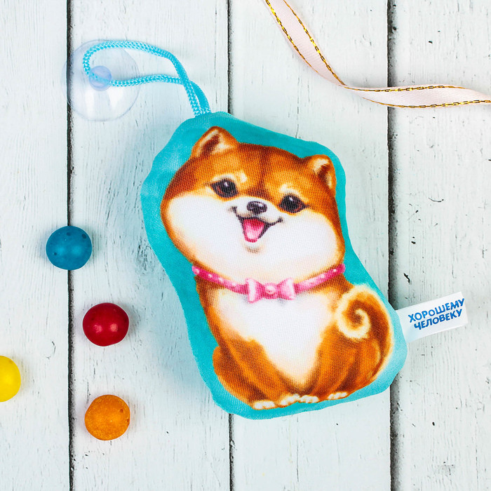 Брелок-антистресс на присоске "Собачка", 7 х 10 см