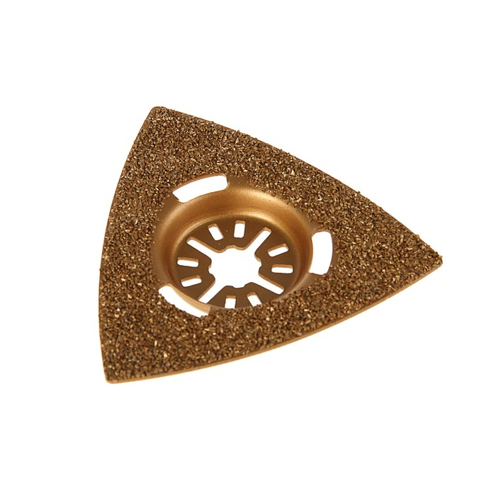 Насадка шлифовальная FIT, карбидная, треугольная, 80 мм