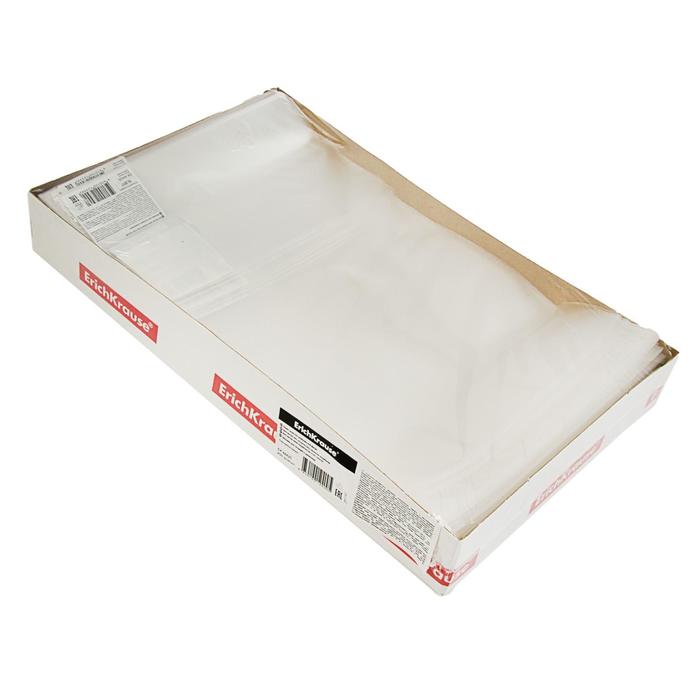 Обложка ПП 212 х 347 мм, 50 мкм, для тетрадей и дневников, в дисплее, текстура ORANGE PEEL