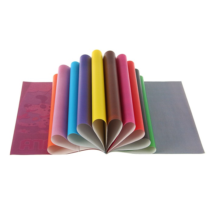 Бумага цветная А4, 14 листов, 14 цветов "Хобби тайм"