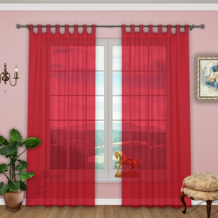 Шторы "Грация", размер 180х300 см-2 шт., цвет 1005