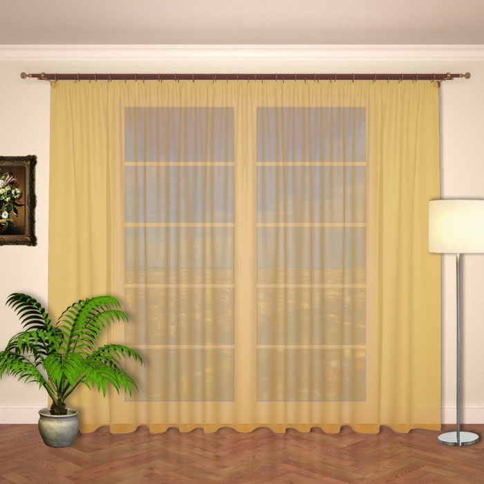 Штора "Мелодия", размер 280х400 см-1 шт., цвет 175