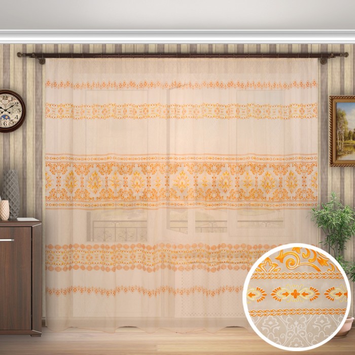 Штора "Мелодия", размер 260х300 см-1 шт., цвет 505