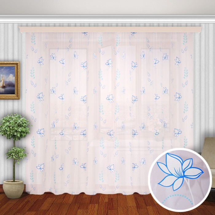 Штора "Мелодия", размер 260х300 см-1 шт., цвет 553