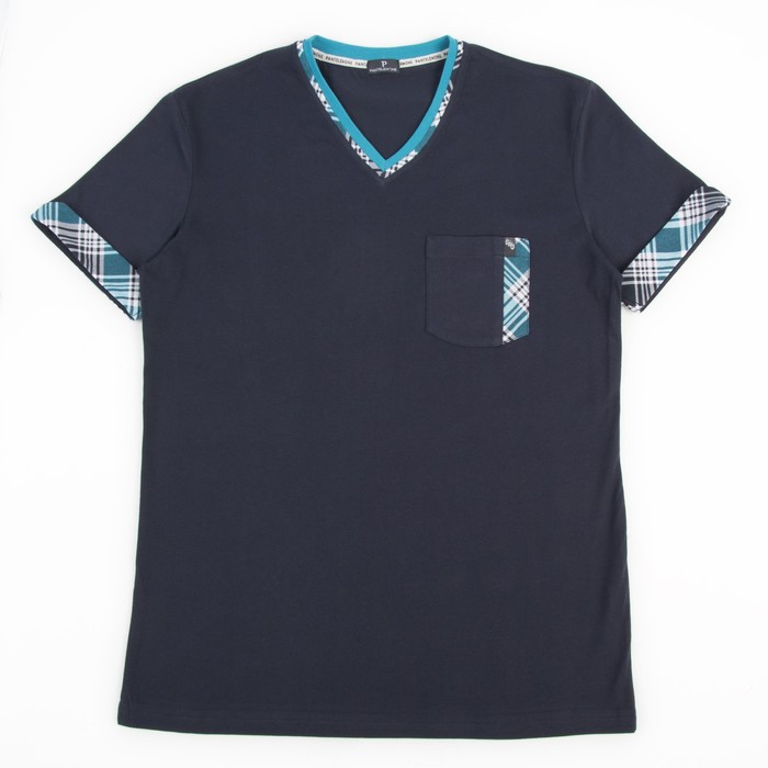 Комплект мужской (футболка, брюки) PDK-179 цвет тёмно-синий, р-р 46