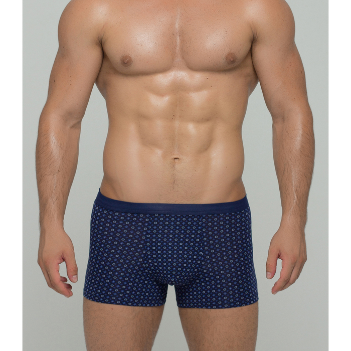 Трусы мужские боксеры 2011-2 цвет синий, р-р 48-50 (L)