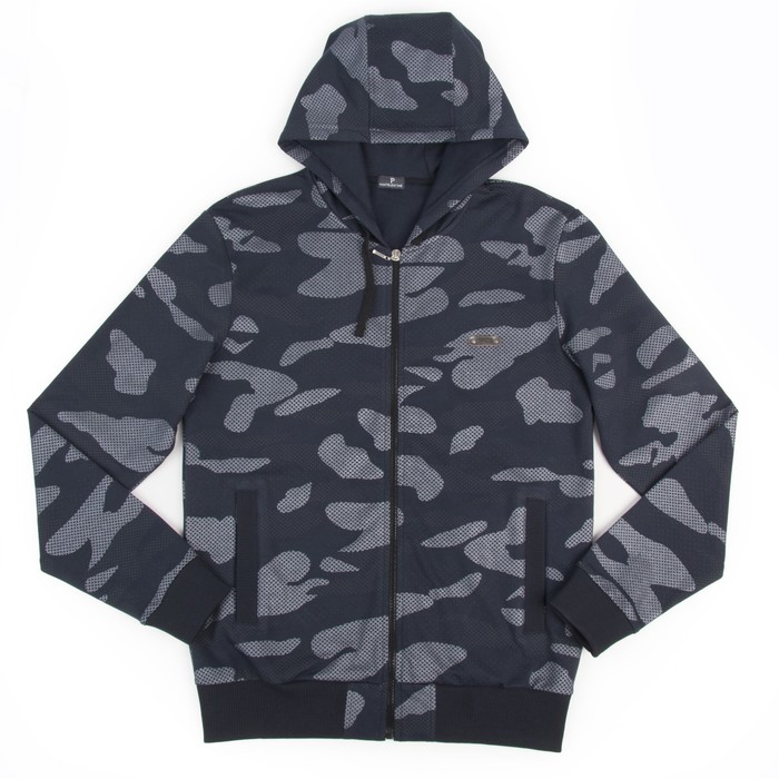 Толстовка мужская MT-119 цвет тёмно-синий, р-р 56