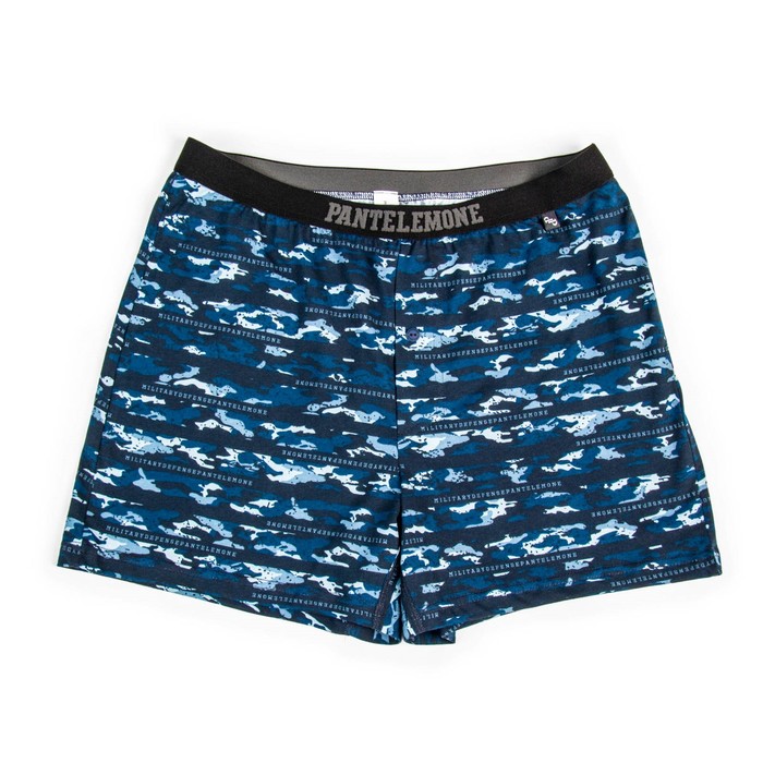 Трусы мужские свободные PMB-277 цвет синий камуфляж, р-р 50