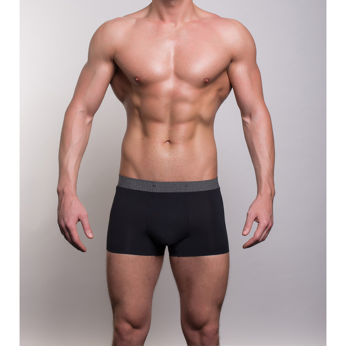 Трусы мужские боксеры 2045-1 цвет чёрный, р-р 48-50 (L)