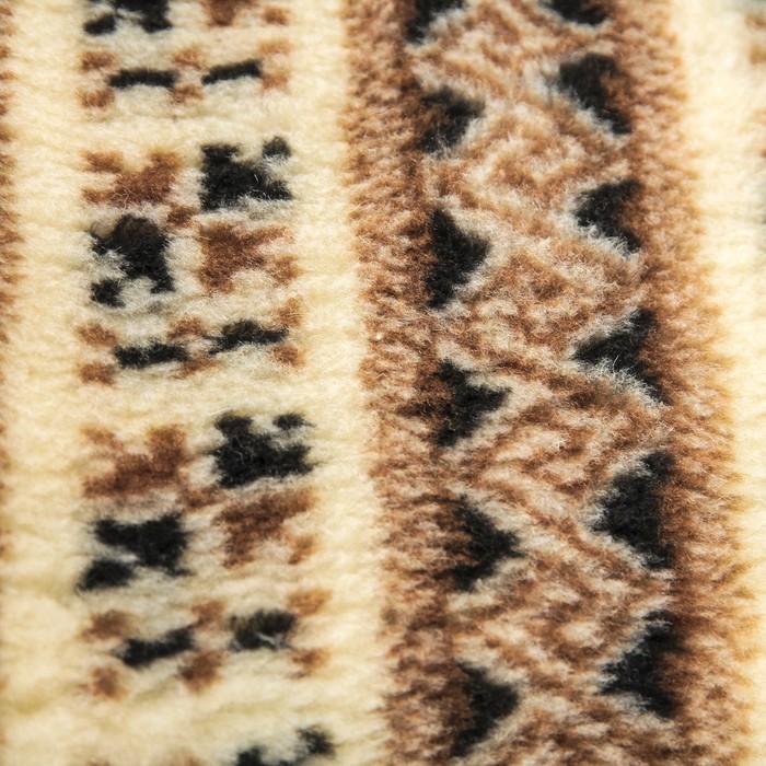 Накидка на сидение "Узоры", овчина 65%, 120х50 см