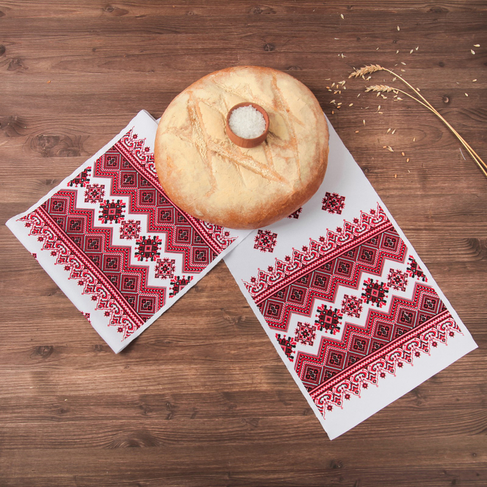 Рушник с узором "Орнамент", 150 х 24 см