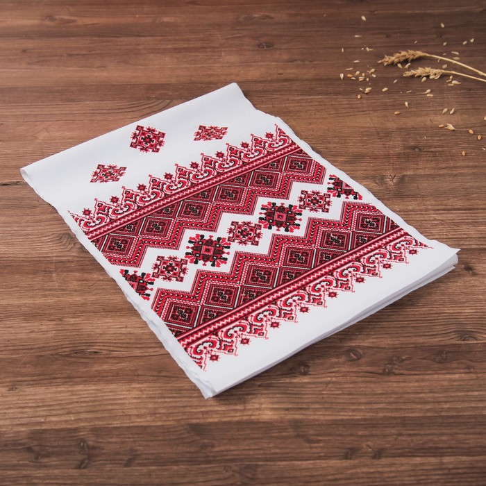 Рушник с узором "Орнамент", 150 х 24 см