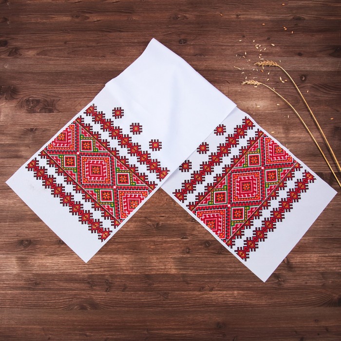 Рушник с орнаментом "Узоры", 150 х 24 см