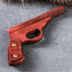 Сувенирное деревянное оружие 'Пистолет полицейский', 25 см, массив бука Ош