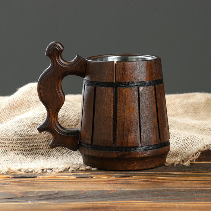 Кружка пивная с колбой "Дункель", 0,3 л