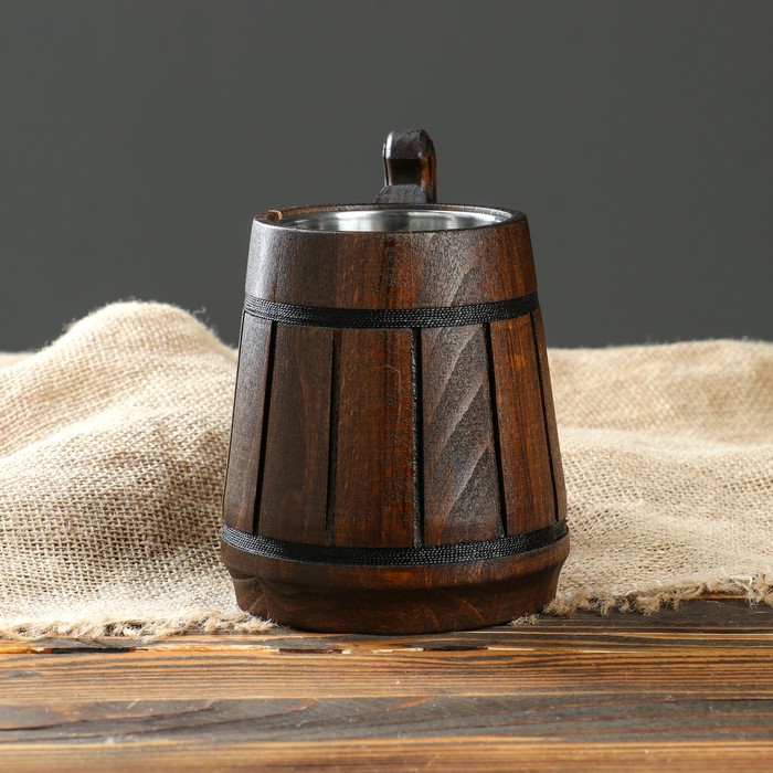 Кружка пивная с колбой "Дункель", 0,3 л