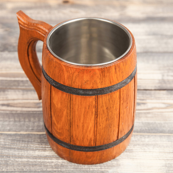 Кружка пивная с колбой "Паб", 0,8 л