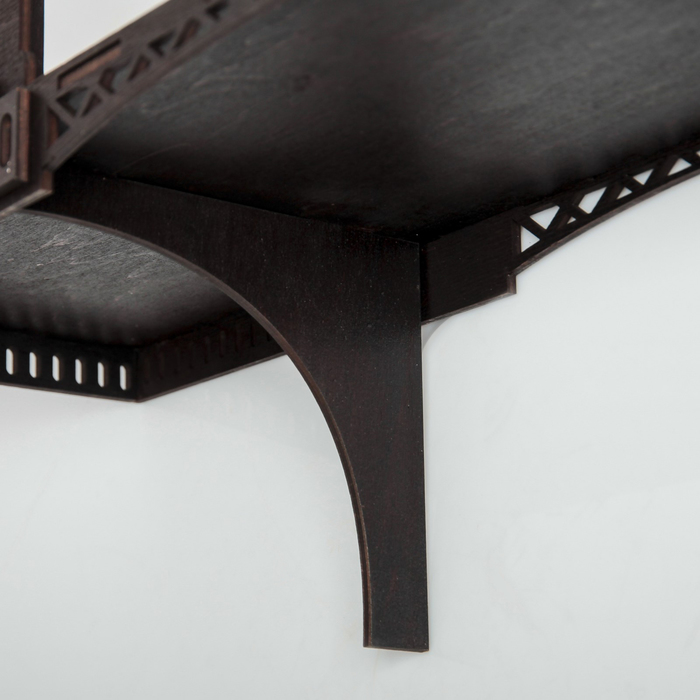 Полка деревянная "Тауэрский мост", 75 см