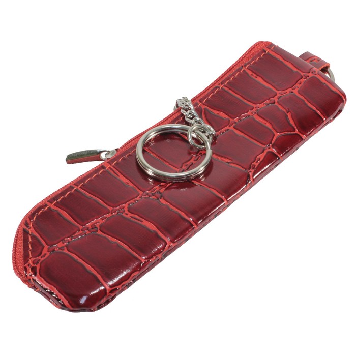 Футляр для ключей, цвет красный