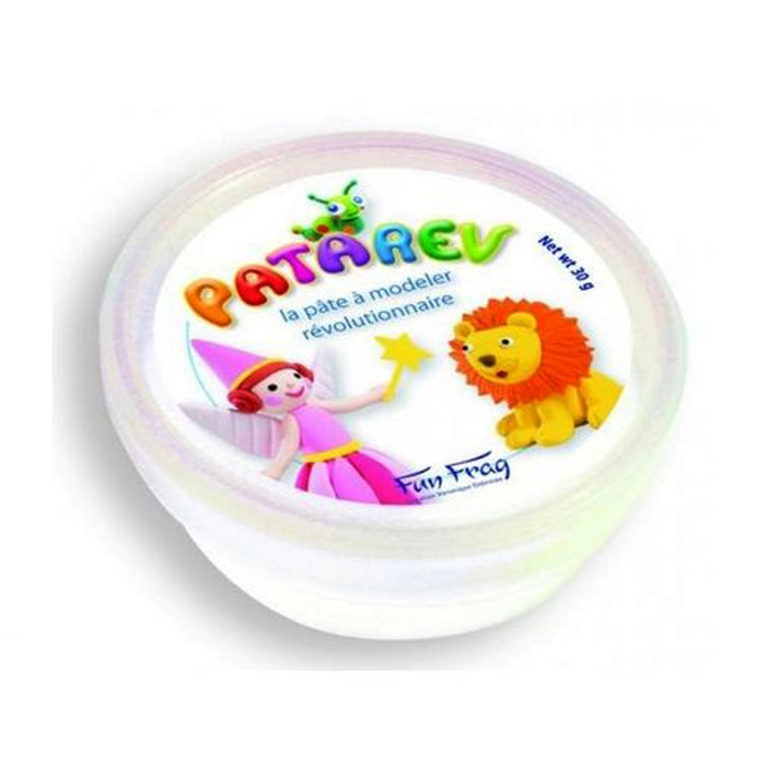 Пластилин PATAREV, белый, 30 гр