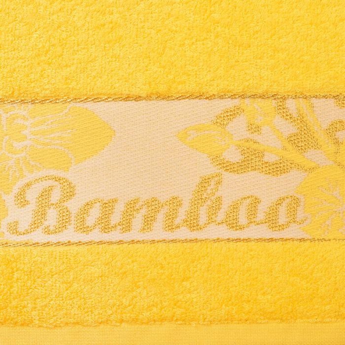Полотенце подарочное "Этель" Для женщин, жёлтый 70х140 см бамбук, 450 г/м²