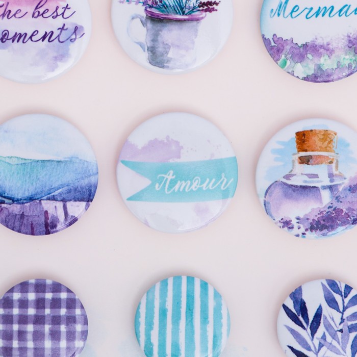 Набор топсов (фишек) для скрапбукинга "The best moment", 9,5 х 14 см