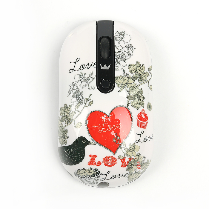 Мышь CROWN CMM-926W (flower), беспроводная