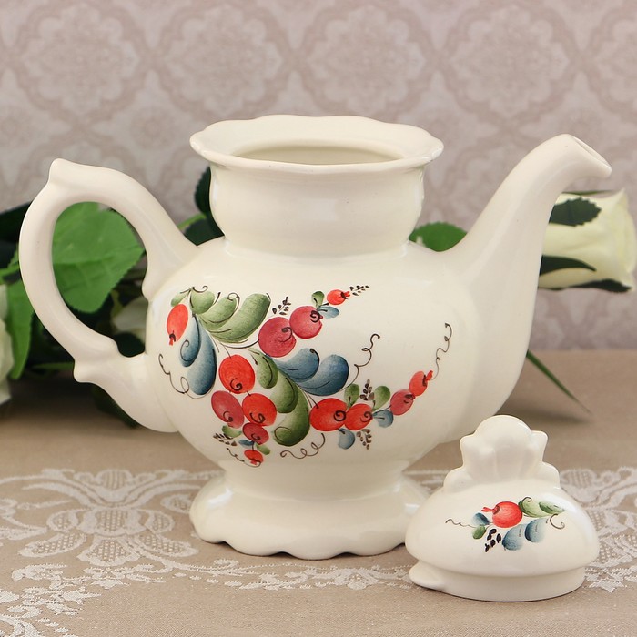 Чайник «Анастасия», ягоды, 0,78 л, 20×19 см, 1 сорт