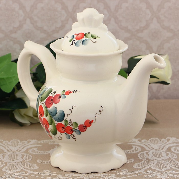 Чайник «Анастасия», ягоды, 0,78 л, 20×19 см, 1 сорт
