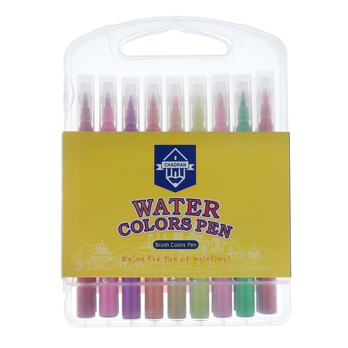 Фломастеры 18цв Кисти в блистере кистеобразный наконечник