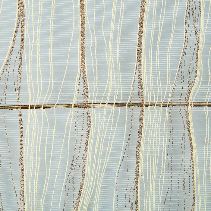 Сетка «Бора» металлизированная, BOZA, слоновая кость, 0,53 x 4,57 м