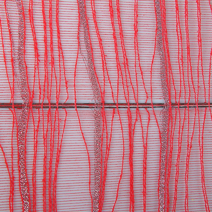 Сетка «Бора» металлизированная, BOZA, красный, 0,53 x 4,57 м