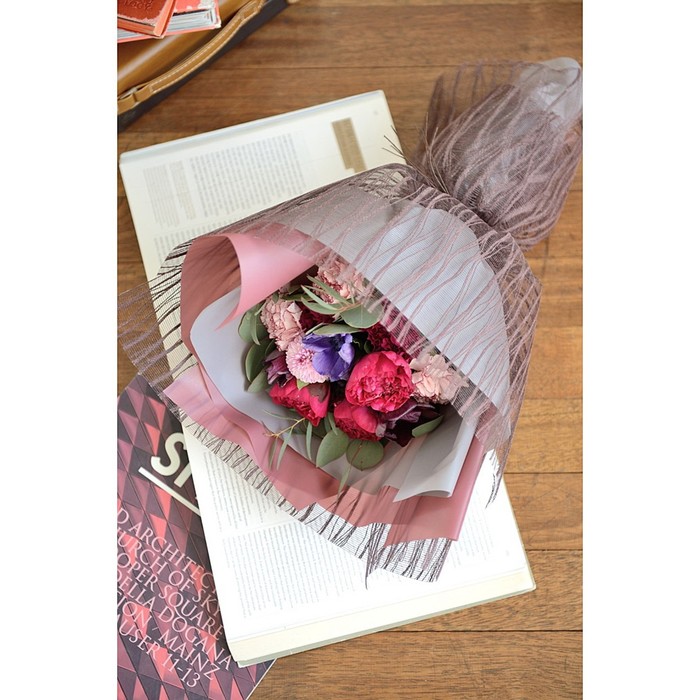 Сетка «Бора» металлизированная, BOZA, красный, 0,53 x 4,57 м