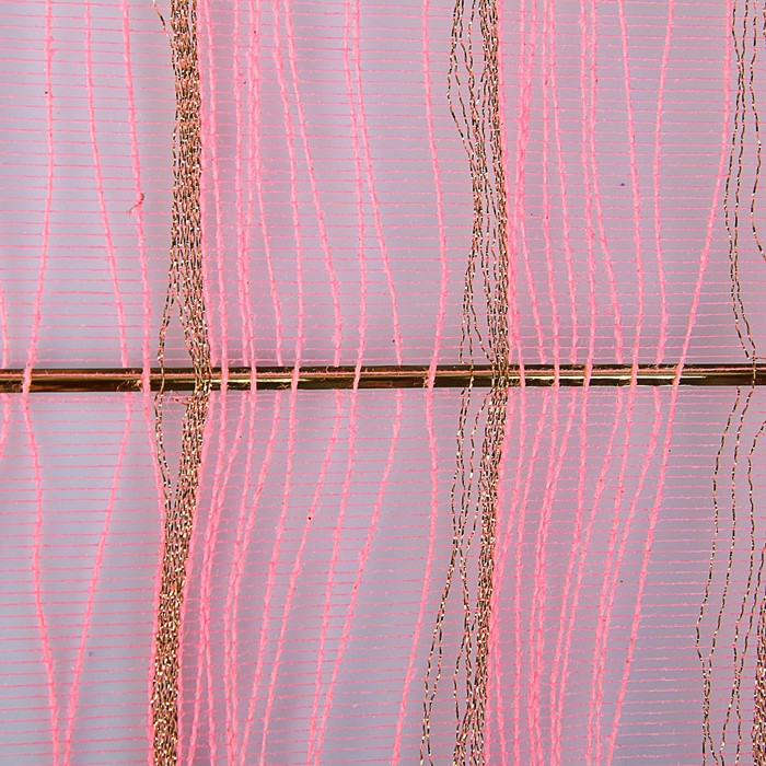 Сетка «Бора» металлизированная, BOZA, розовый, 0,53 x 4,57 м