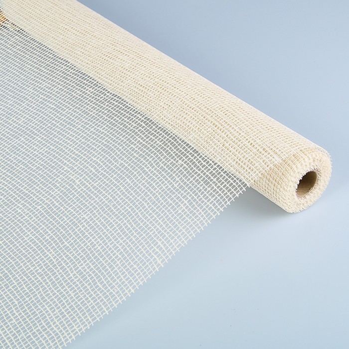 Сетка «Джут» натуральная, BOZA, белый, 0,53 x 4,57 м