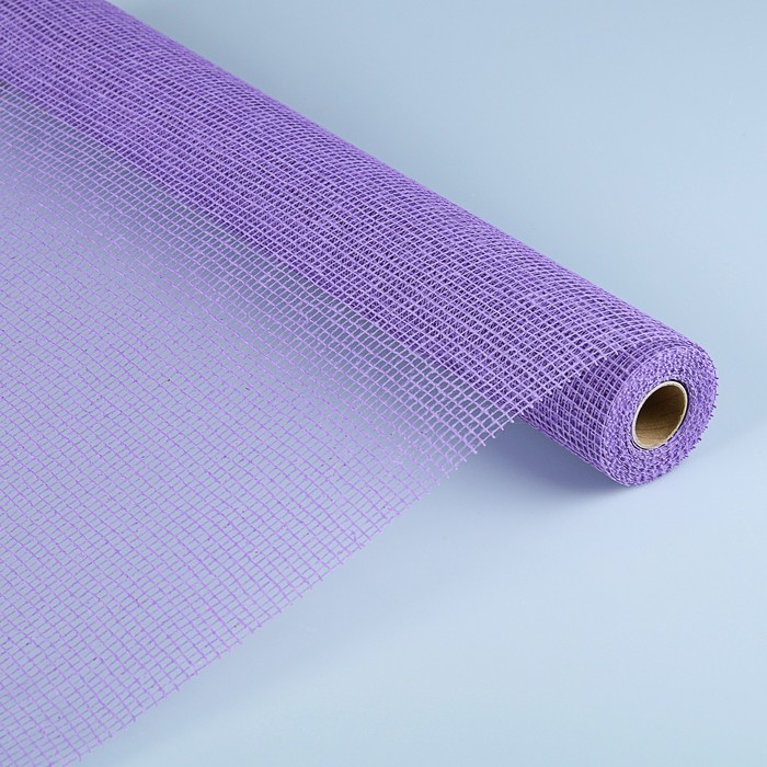 Сетка «Джут» натуральная, BOZA, фиолетовый, 0,53 x 4,57 м