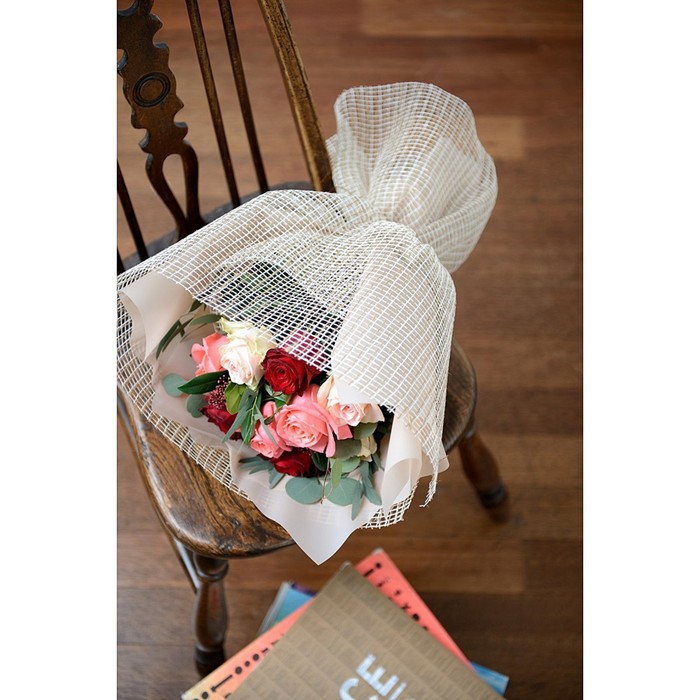 Сетка натуральная, BOZA, слоновая кость, 0,53 x 4,57 м