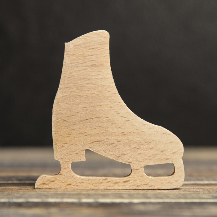 Деревянная заготовка "Конёк", 7,5 х 7 х 0,5 см, бук