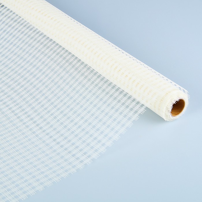 Сетка «Поло» натуральная, BOZA, белый, 0,53 x 4,57 см