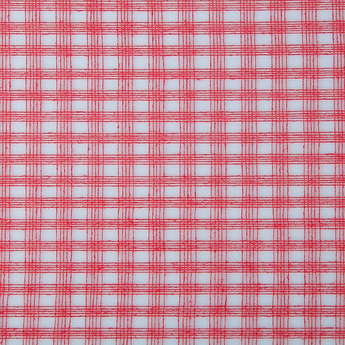 Сетка «Поло» натуральная, BOZA, красный, 0,53 x 4,57 см
