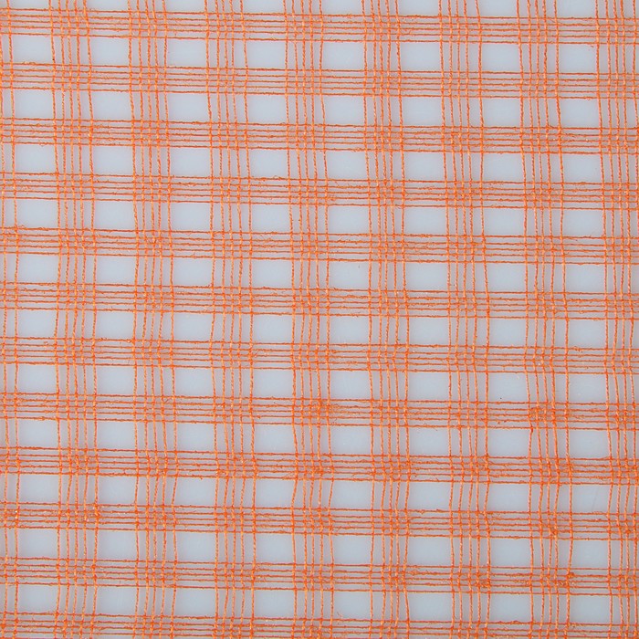 Сетка «Поло» натуральная, BOZA, ярко-оранжевый, 0,53 x 4,57 см