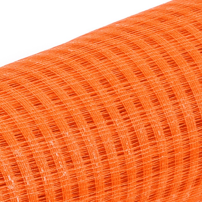 Сетка «Поло» натуральная, BOZA, ярко-оранжевый, 0,53 x 4,57 см