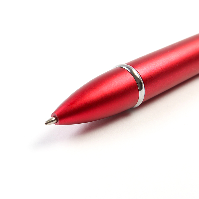 Ручка шариковая-прикол Ракета с фонариком МИКС