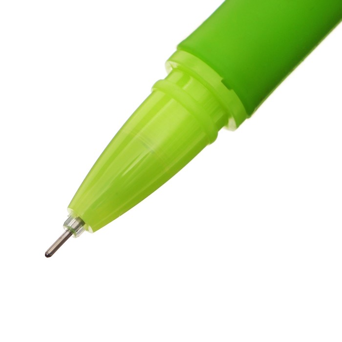 Ручка шариковая-прикол Роза с фонариком и стилусом