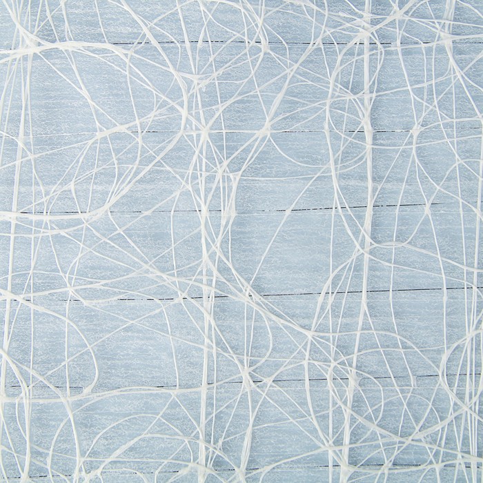 Сетка «Флерон», металлизированная, BOZA, белый, 0,53 x 4,57 м