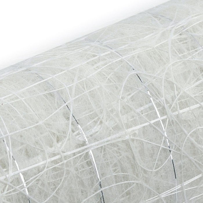 Сетка «Флерон», металлизированная, BOZA, белый, 0,53 x 4,57 м