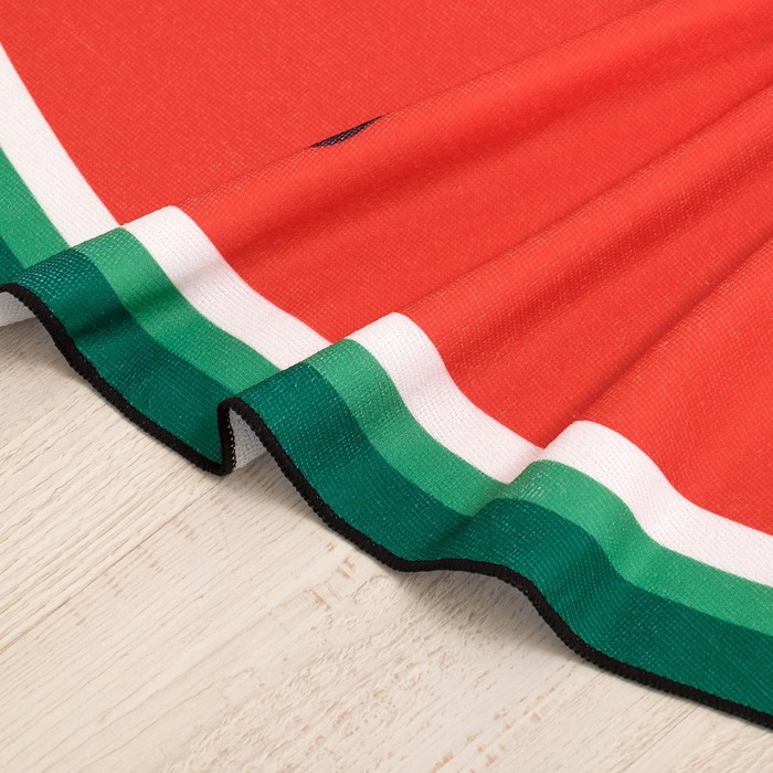 Полотенце пляжное круглое Этель "Сочный арбуз", 150х150 см, 100 % п/э