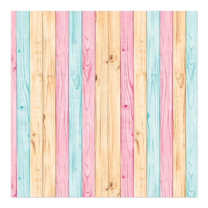 Бумага для скрапбукинга "Досочки" 20х20 см, 180 г/м