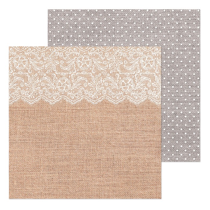 Бумага для скрапбукинга "Хлопковые мечты" 20х20 см, 180 г/м