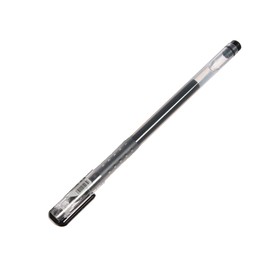 Ручка гелевая, 0.38 мм, чёрная, прозрачный корпус, бесстержневая, игольчатый пишущий узел от Сима-ленд